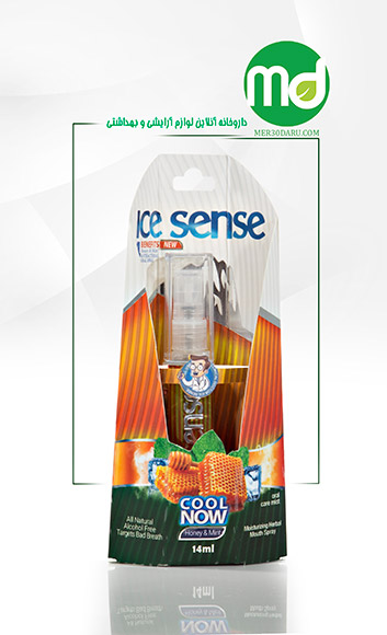 اسپری خوشبو کننده دهان آیس سنس با اسانس عسل و نعنا