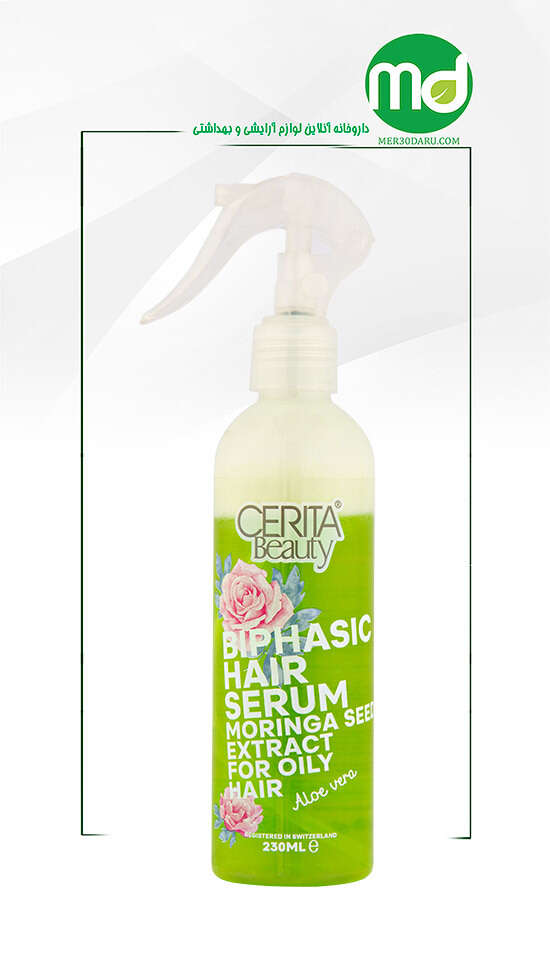 سرم دوفاز موی چرب سریتا حاوی عصاره مورینگا 230ml