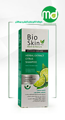 شامپو سیتروس موی چرب بایو اسکین