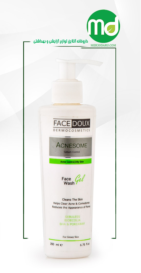 ژل شستشوی صورت فیس دوکس برطرف کننده جوش و چربی