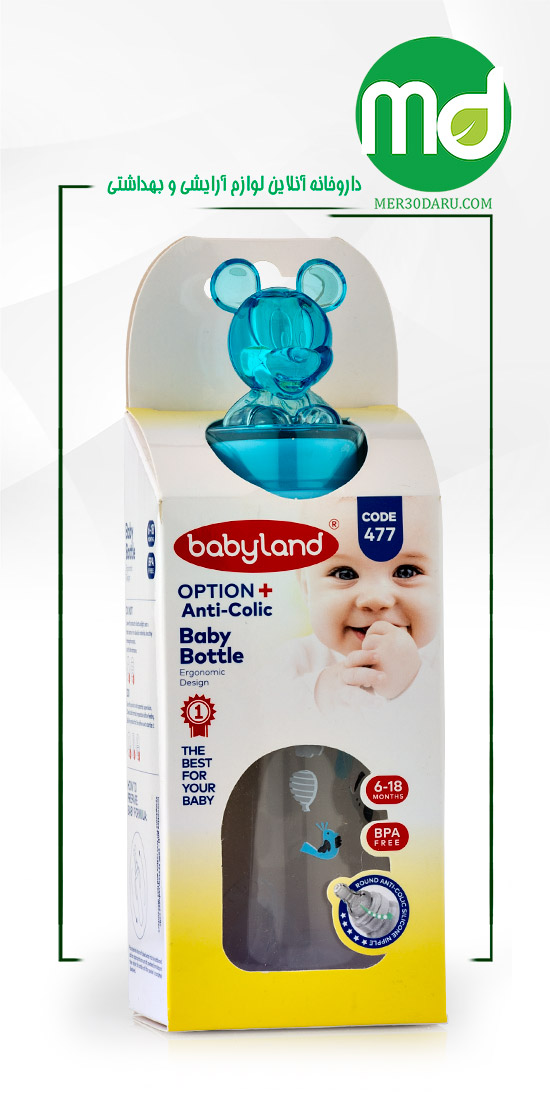 شیشه شیر ضد کولیک بی بی لند کد 477