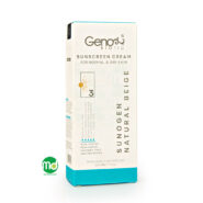 کرم ضد آفتاب بژ طبیعی پوست خشک ژنو بایوتیک SPF 50