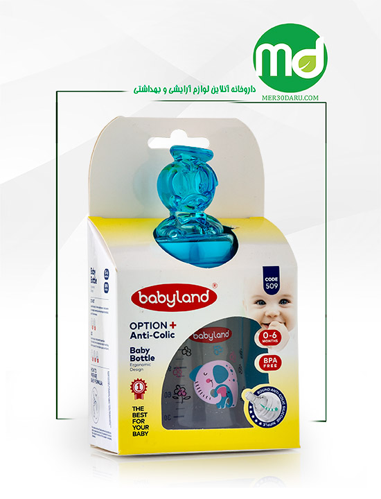 شیشه شیر بی بی لند برای کودکان زیر 6 ماه کد 509