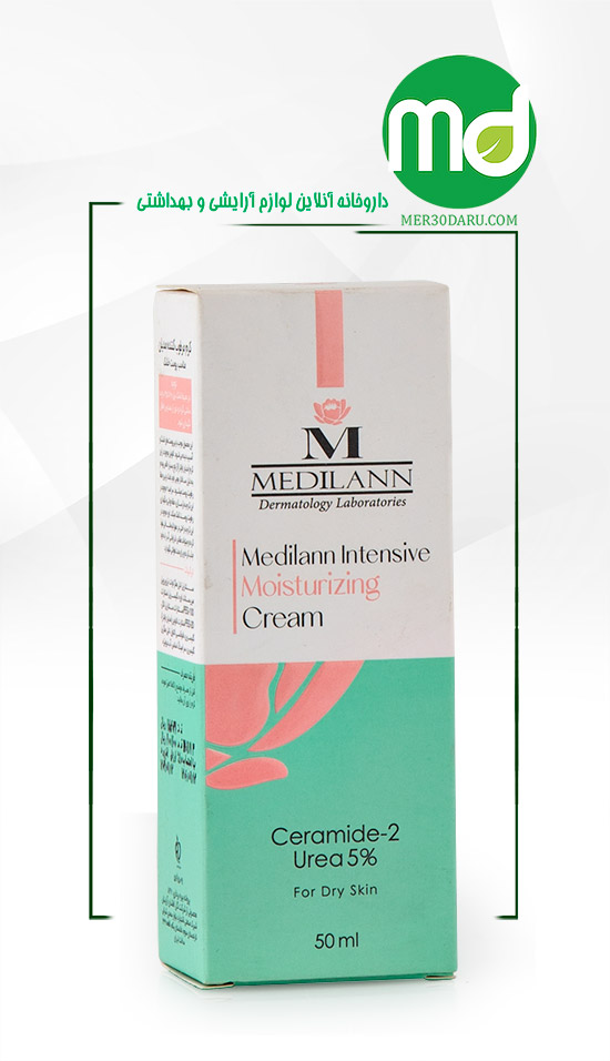 کرم رطوبت رسان صورت مدیلن حاوی اوره 5% برای پوست خشک