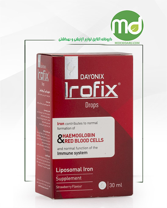 قطره آهن آیروفیکس دایونیکس فارما 30 میلی لیتر مناسب برای کودکان