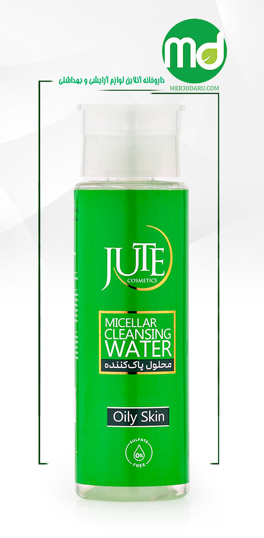 محلول پاک کننده آرایش صورت و چشم ژوت مناسب پوست چرب 200ml