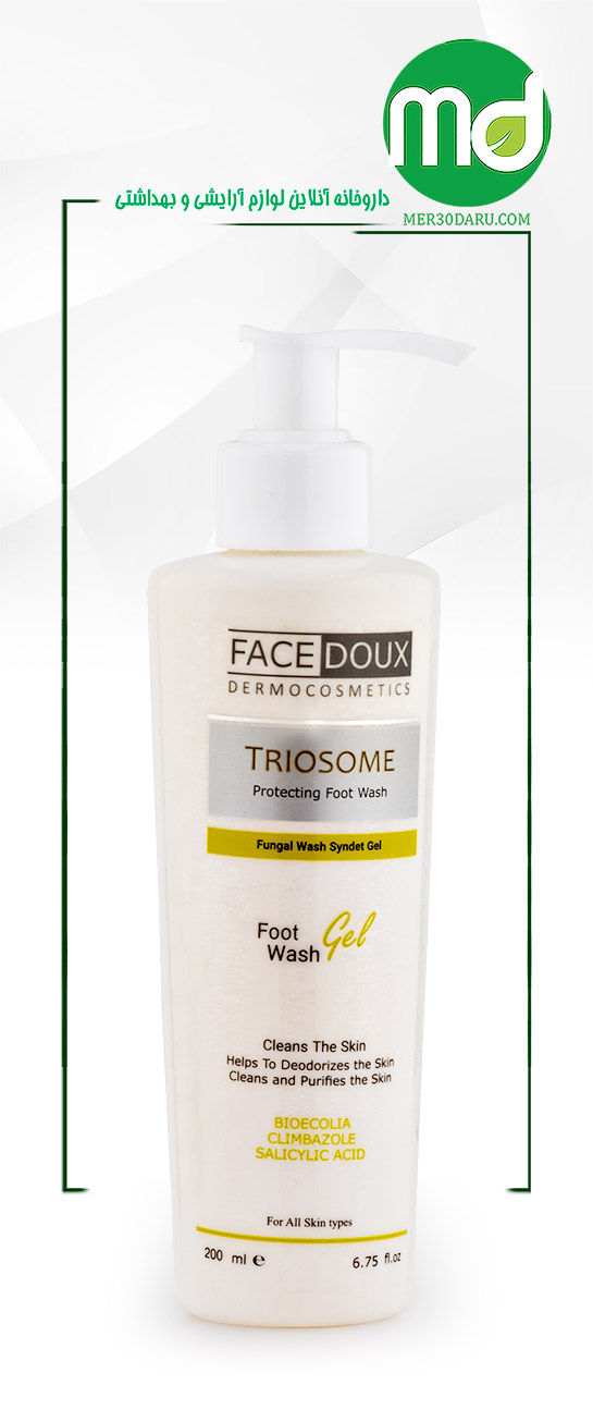 شوینده غیر صابونی فیس دوکس مناسب پا و کشاله ران 200ml