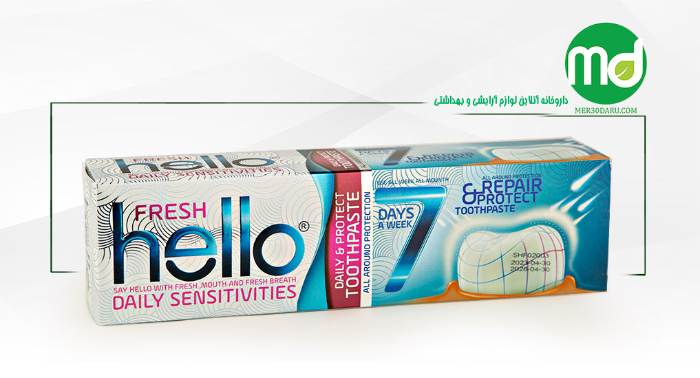 خمیر دندان روزانه هلو فرش برای دندان های حساس 120گرم