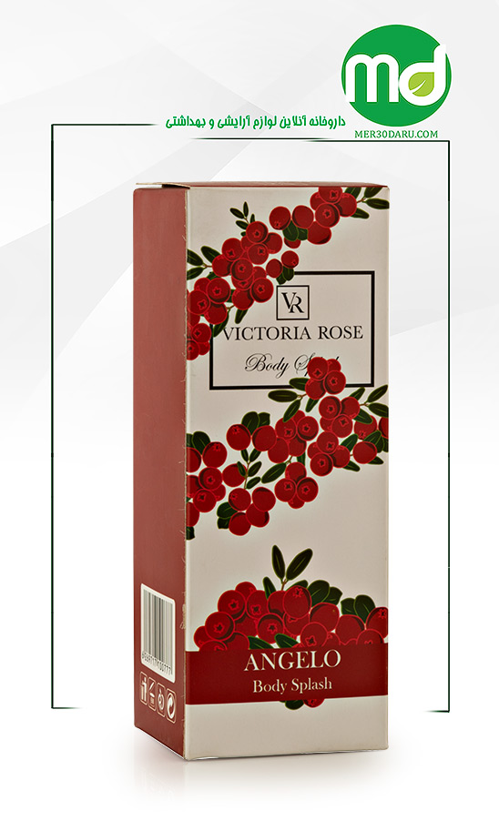 بادی اسپلش آنجلو ویکتوریا رز مناسب برای بانوان 250ml
