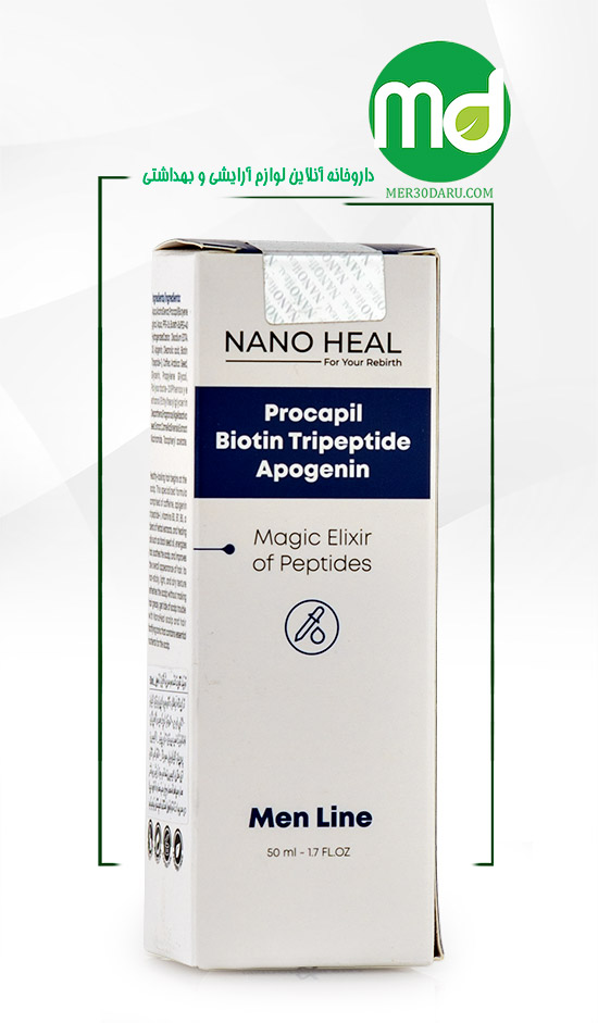 تونیک تقویت کننده مو آقایان نانو هیل با خاصیت ضد ریزش 50ml