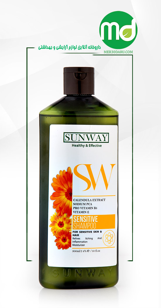 شامپو پوست و موی حساس سان وی با عصاره کالاندولا 300ml