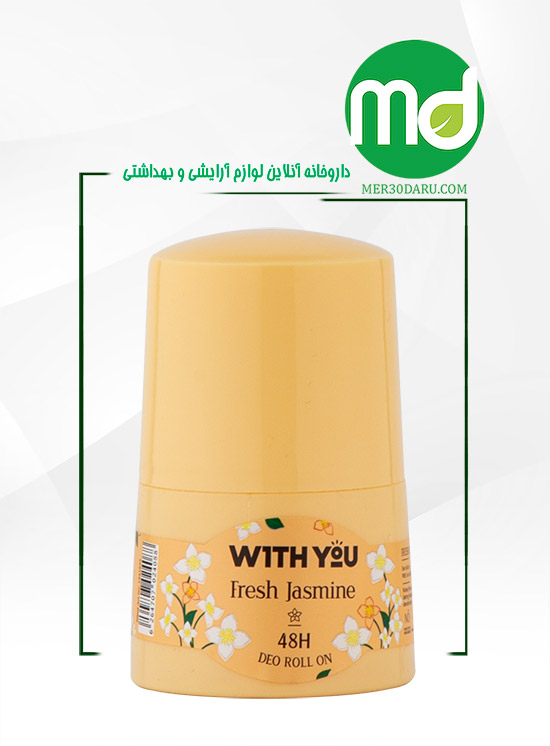 مام رول ضد تعریق زنانه ویت یو مدل Fresh Jasmine