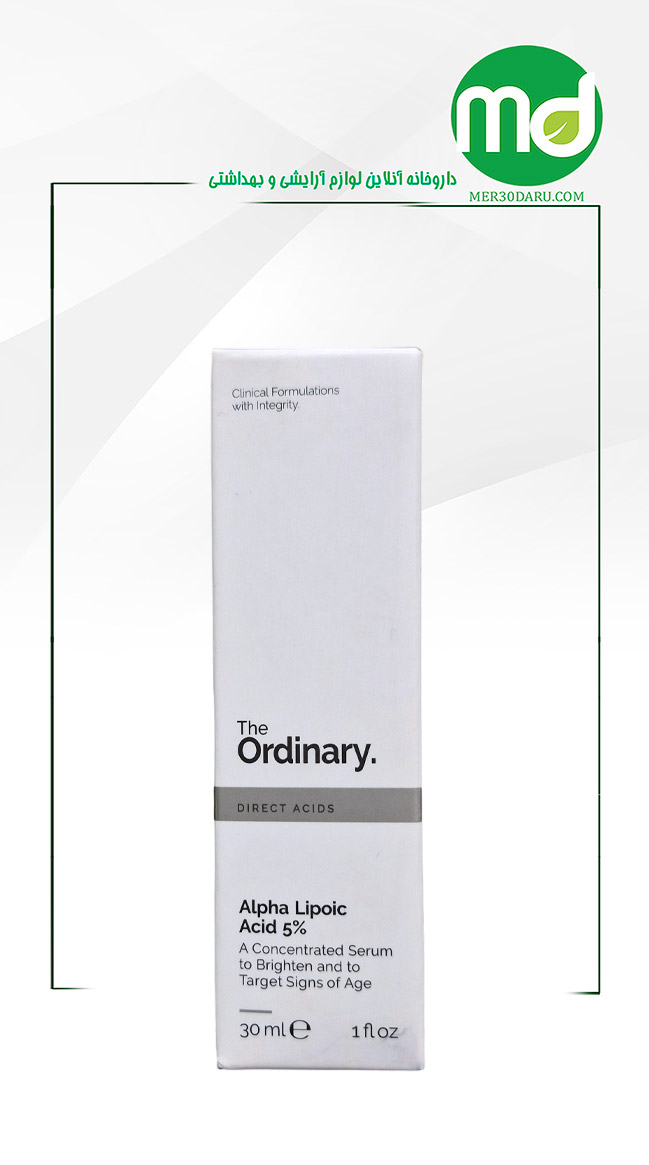 سرم آلفا لیپوئیک اسید 5% اوردینری ضد چین و چروک 30ml