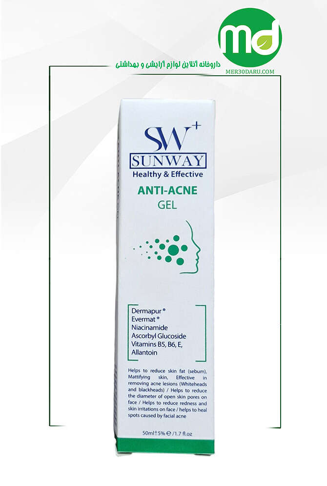 ژل پوست چرب و جوش دار سان وی حاوی نیاسینامید 50ml