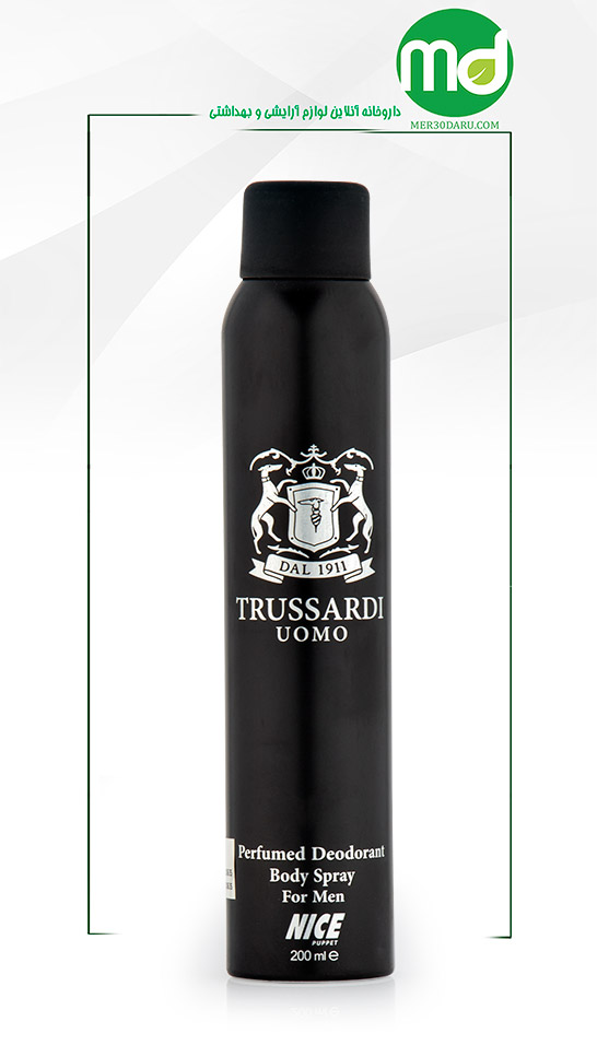 اسپری خوشبو کننده بدن مردانه نایس مدل Trussardi Uomo