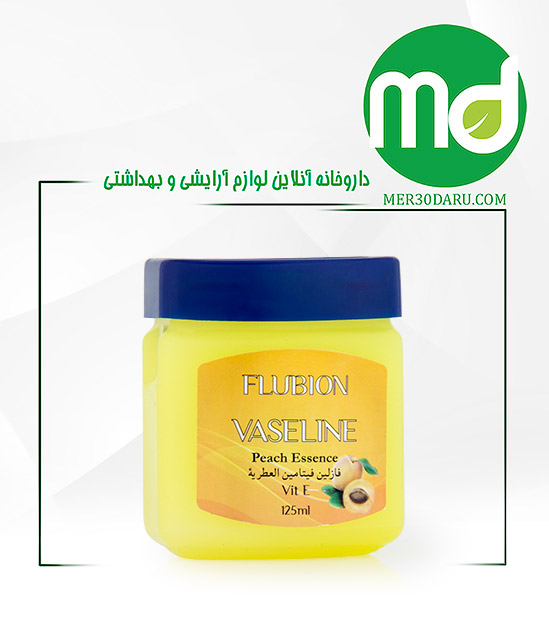 وازلین اسانس هلو فلوبیون حاوی ویتامین E
