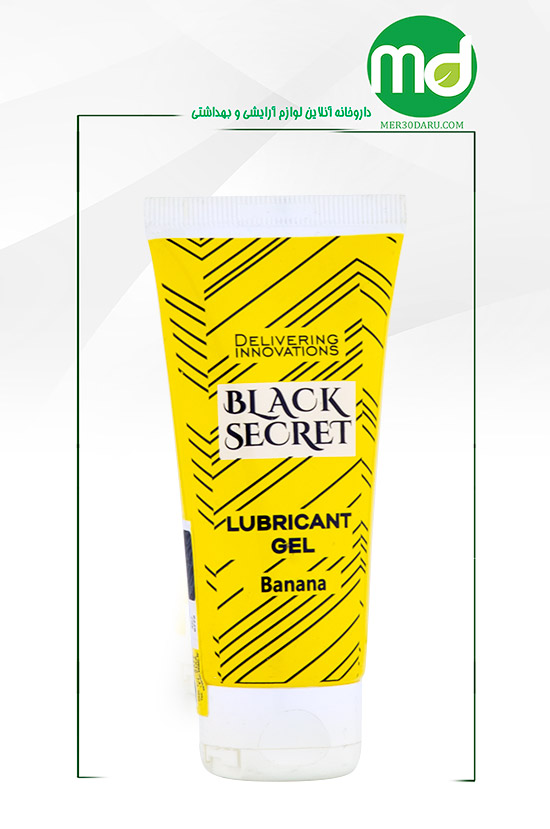 ژل روان کننده بلک سکرت با عصاره موز 60ml