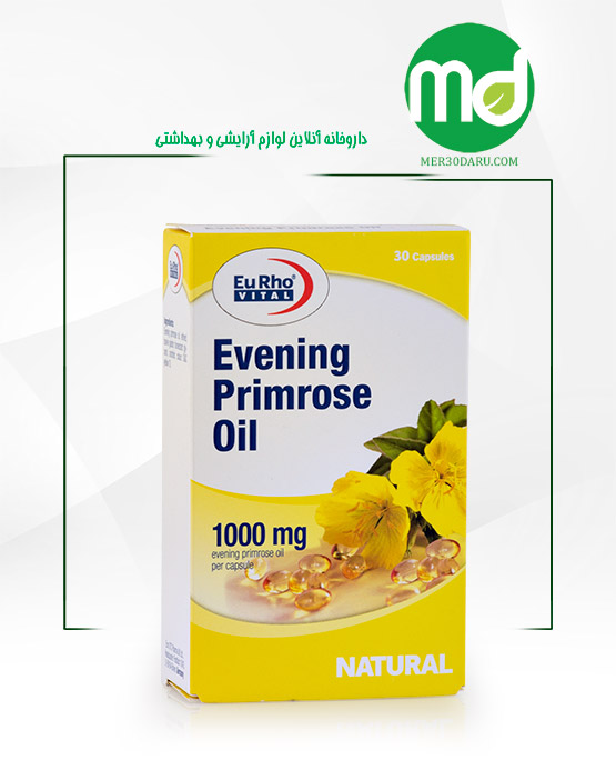کپسول ژلاتینی ایوینینگ پرایم رز اویل یوروویتال مخصوص بانوان 30 عدد
