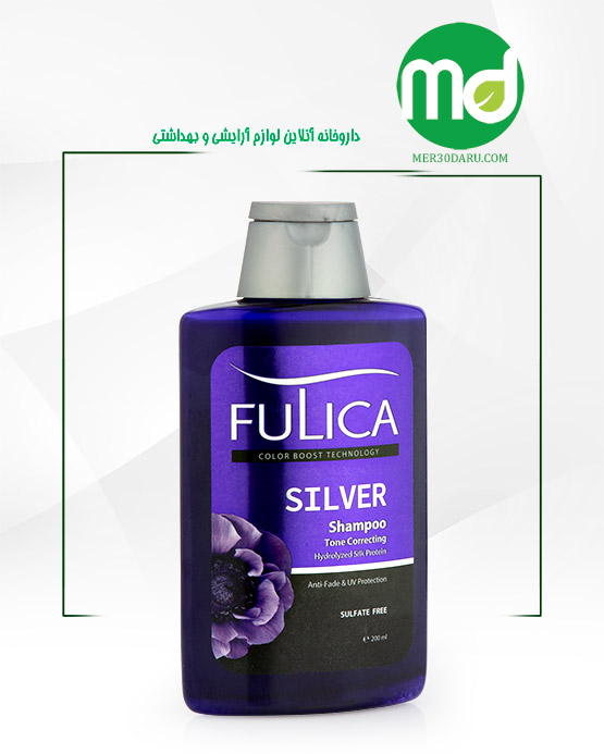شامپو ضد زردی مو فاقد سولفات فولیکا مدل Silver