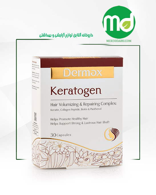 کپسول کراتوژن درمکس موثر در سلامت مو 30 عدد