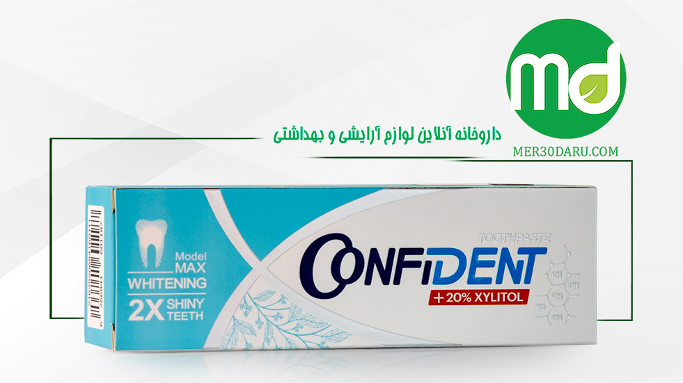 خمیر دندان سفید کننده کانفیدنت حاوی زایلیتول 100g