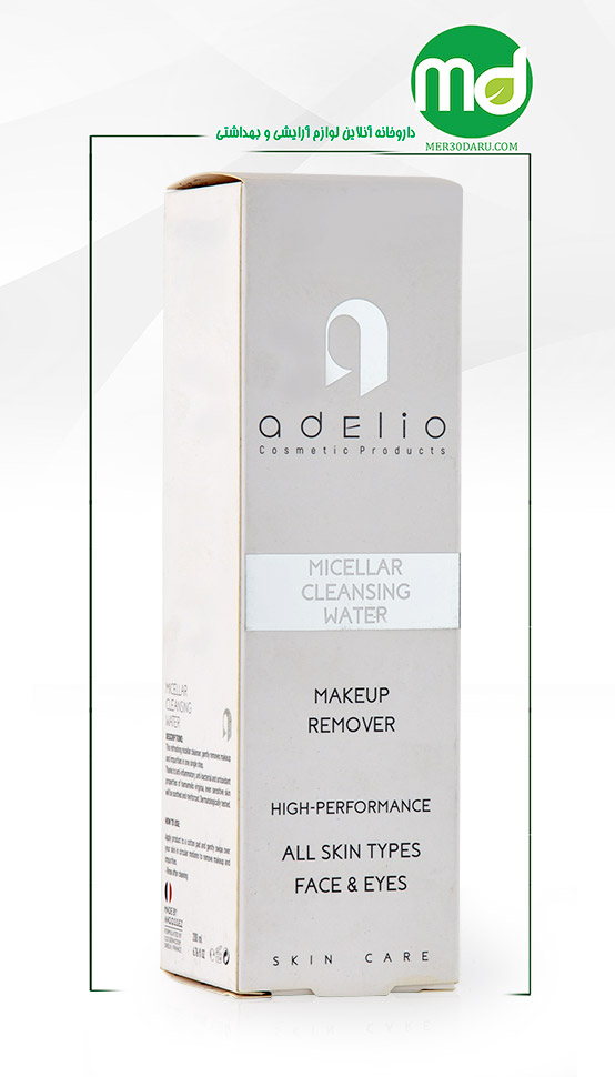 محلول پاک کننده آرایش صورت و چشم ادلیو انواع پوست 200ml