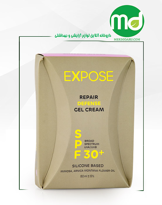 ژل کرم ترمیم کننده انواع پوست اکسپوز SPF 30