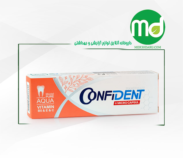 خمیر دندان ژله ای کانفیدنت مدل Pure Aqua