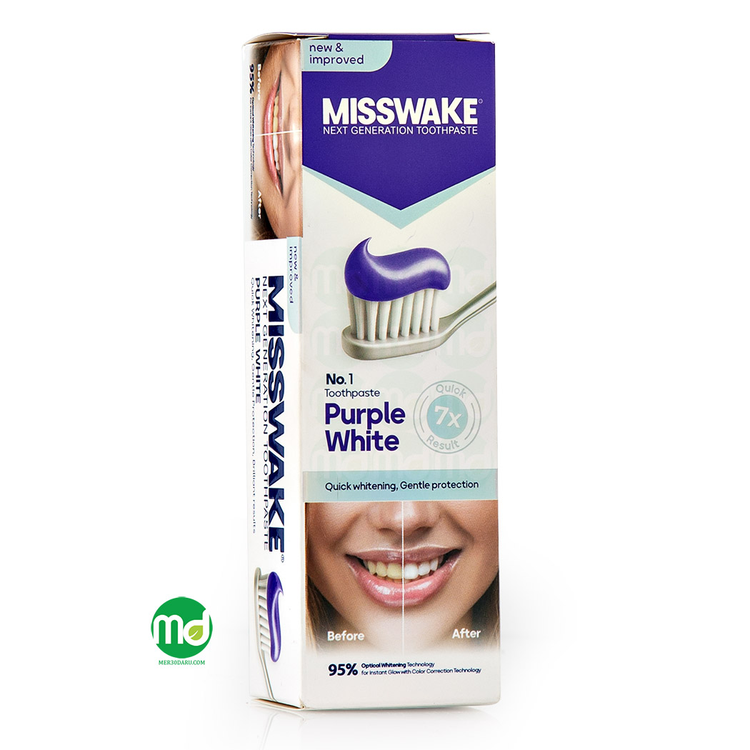 خمیر دندان سفید کننده میسویک مدل Purple White