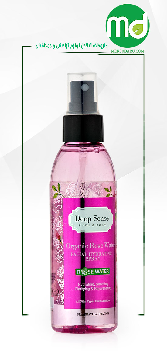 اسپری مرطوب کننده صورت رز دیپ سنس 150ml