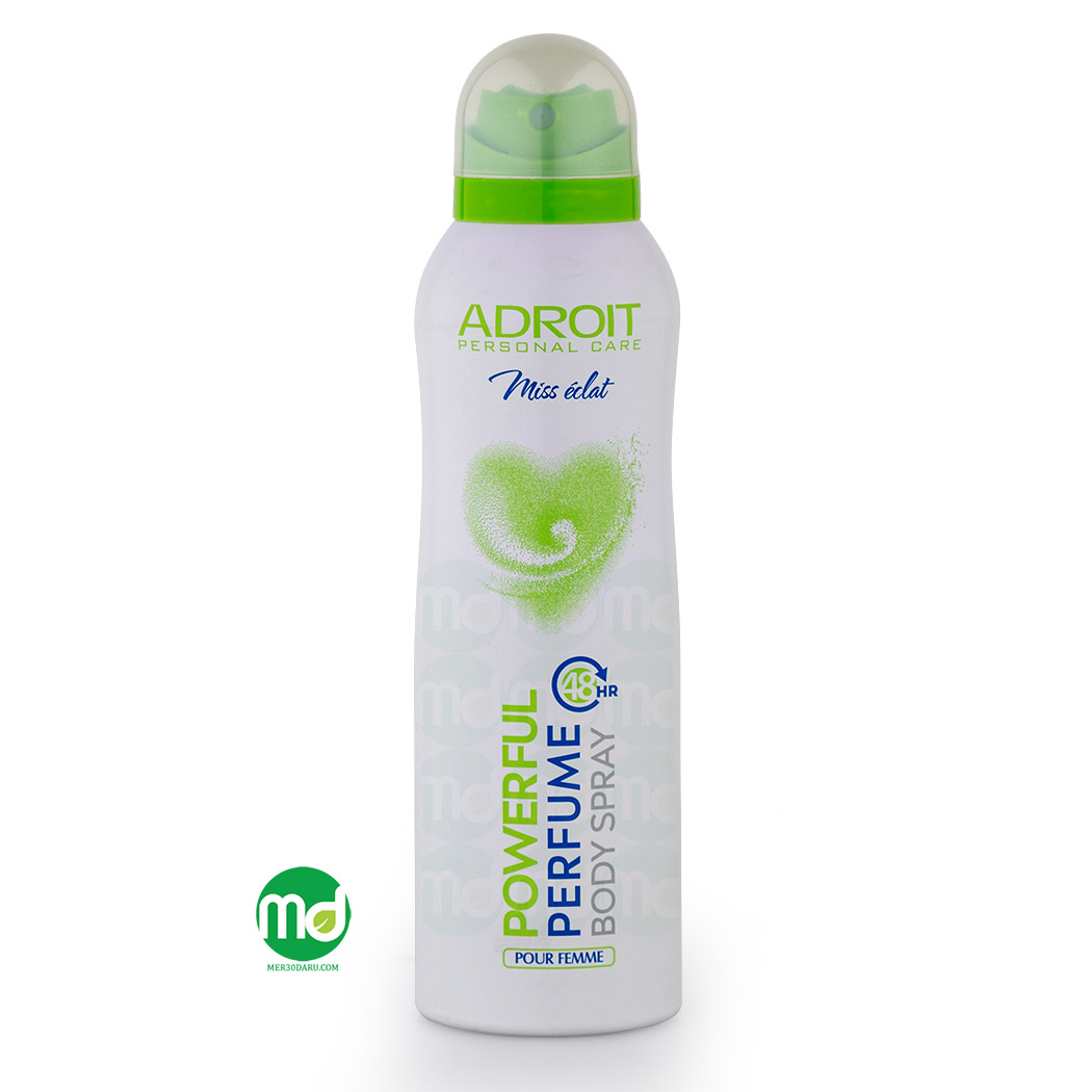 اسپری خوشبو کننده بدن زنانه ادرویت مدل Miss eclat