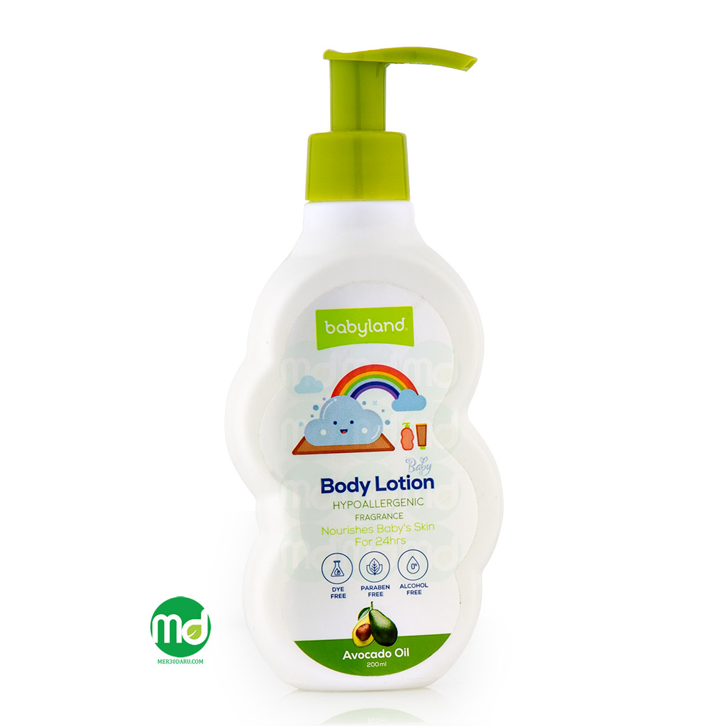 لوسیون مرطوب کننده بدن آووکادو بی بی لند برای کودکان 200ml