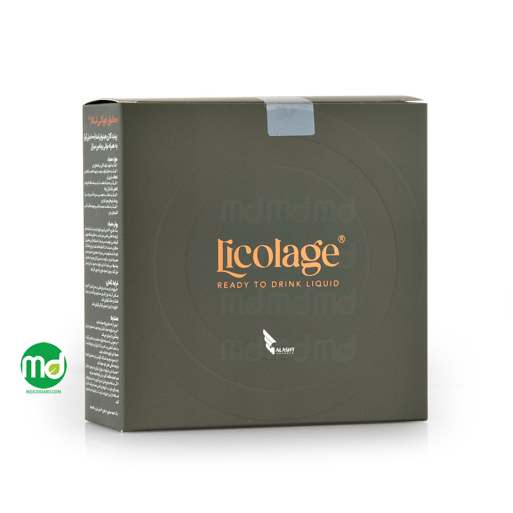 محلول خوراکی لیکلاژ آلاشت فارمد با طعم هلو 10 عدد