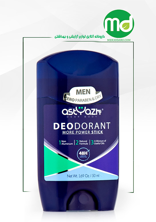 استیک دئودورانت مردانه آستیاژا مدل More power حجم 50ml