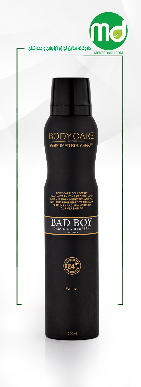 اسپری خوشبو کننده بدن مردانه Bad Boy بادی کر 