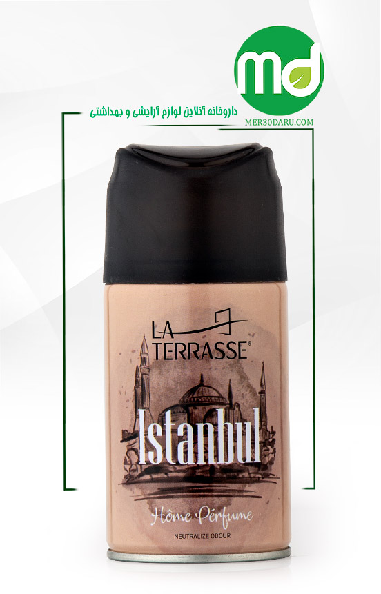  اسپری خوشبو کننده لاتراس مدل Istanbul با رایحه دلپذیر 250ml 