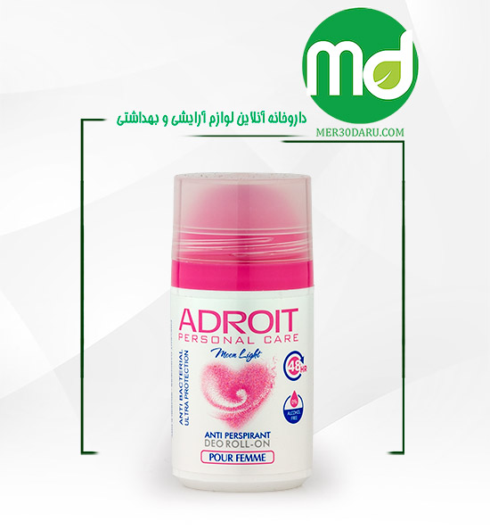 رول ضد تعریق زنانه مون لایت ادرویت 50ml