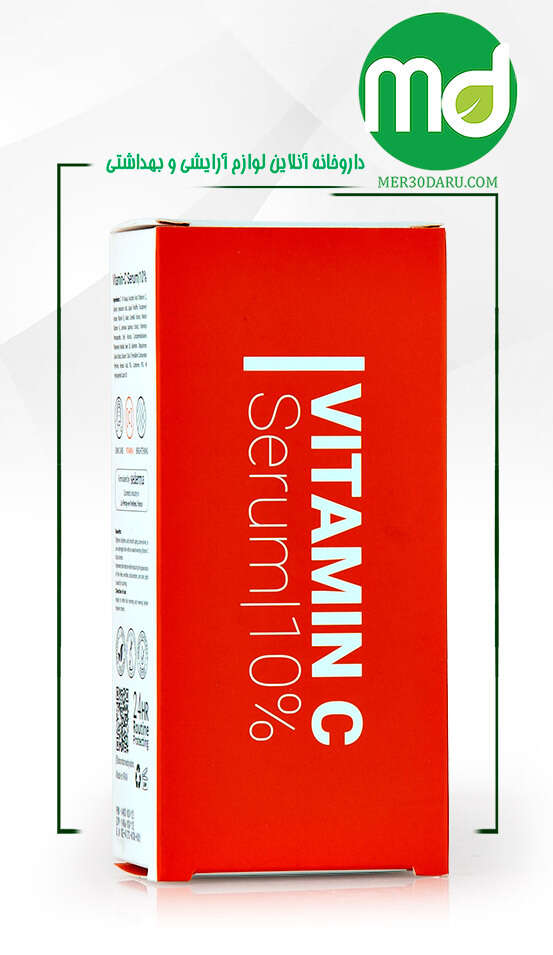 سرم ویتامین سی 10% آدرا لابراتوریز شفاف کننده پوست 30ml 