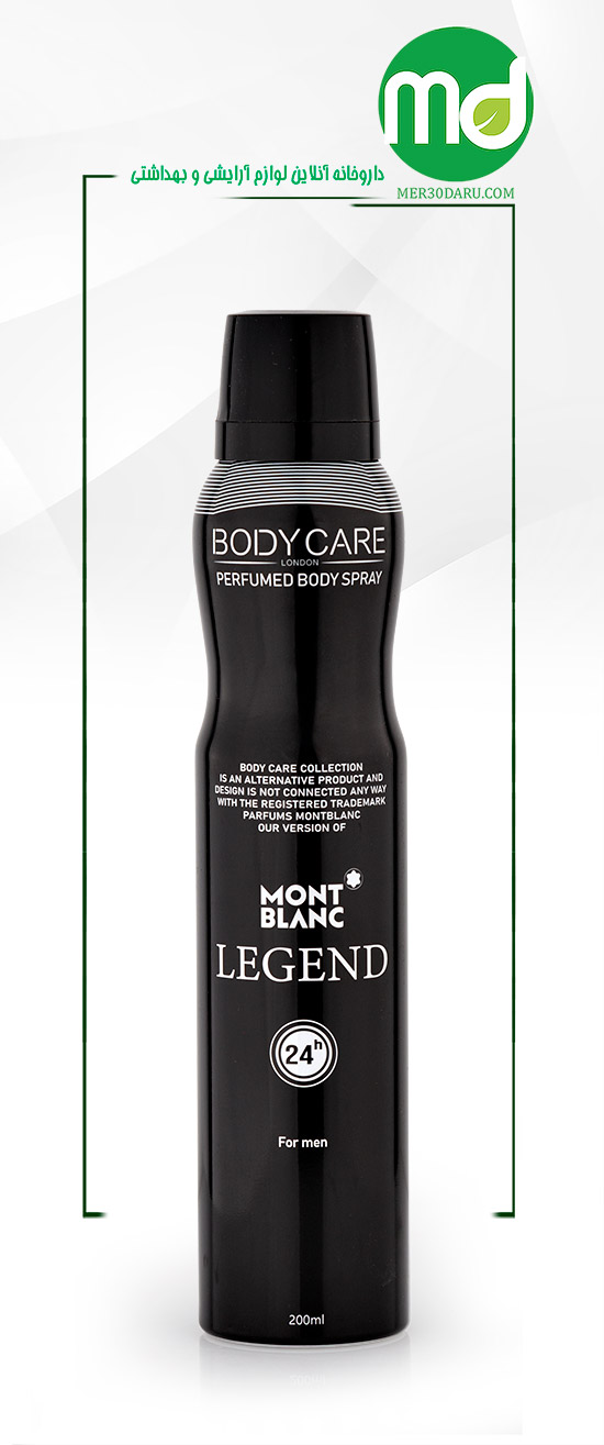 اسپری خوشبو کننده بدن مردانه مونت بلنک لجند بادی کر