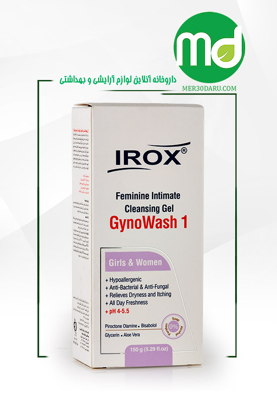 ژل بهداشتی بانوان و دوشیزگان ایروکس مدل جینو واش 1