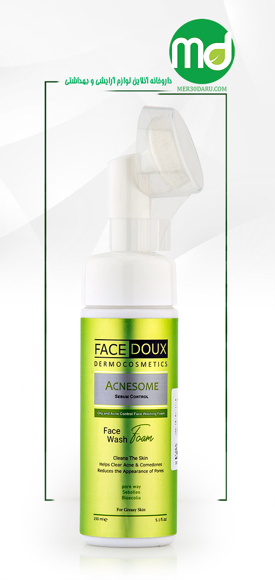 فوم شستشو پوست چرب براش دار فیس دوکس 