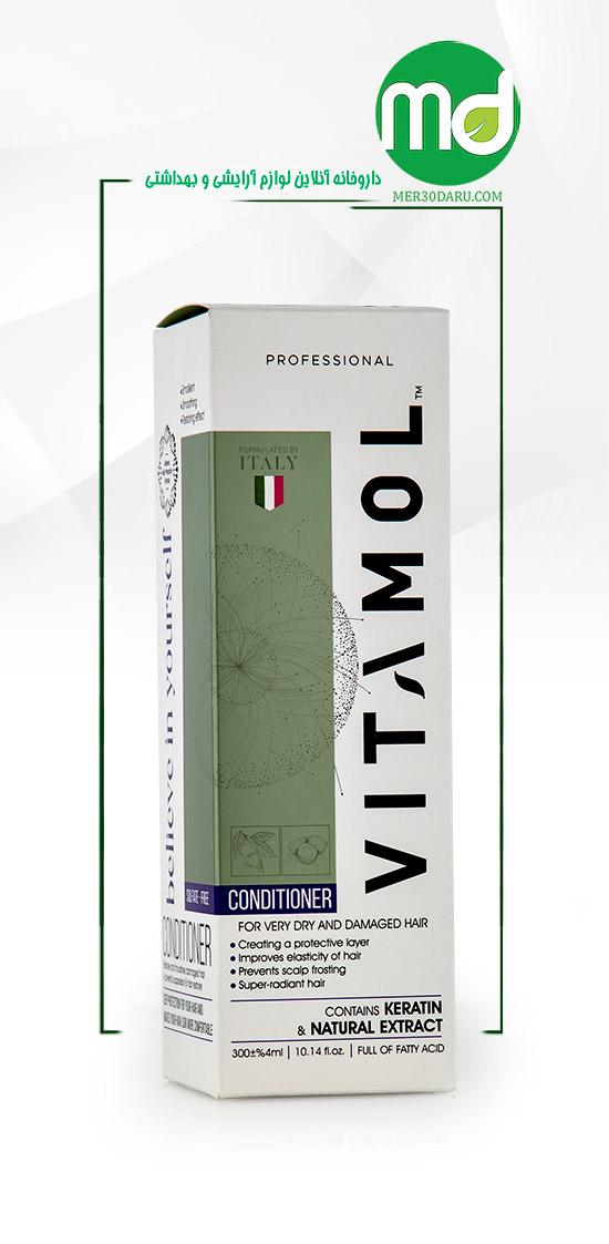 نرم کننده فاقد سولفات ویتامول موهای خشک و آسیب دیده 