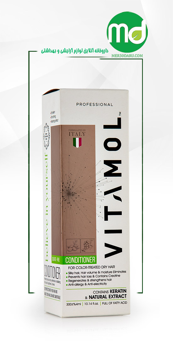 نرم کننده ویتامول مخصوص موهای رنگ و کراتین شده
