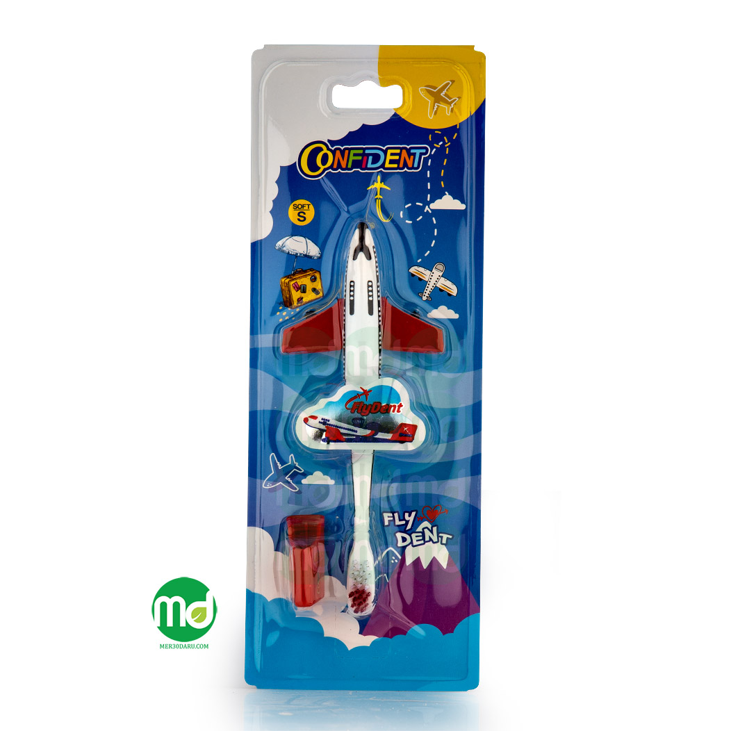 Mer30daru confident flydent toothbrush مسواک کودک