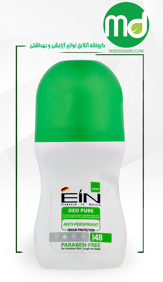 رول ضد تعریق ای آی ان Deo pure حجم 50ml