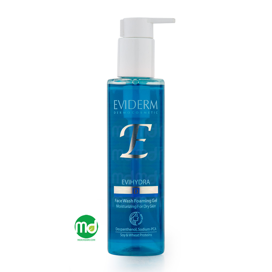 فوم ژل شستشو و آبرسان صورت پوست خشک اویدرم 200ml