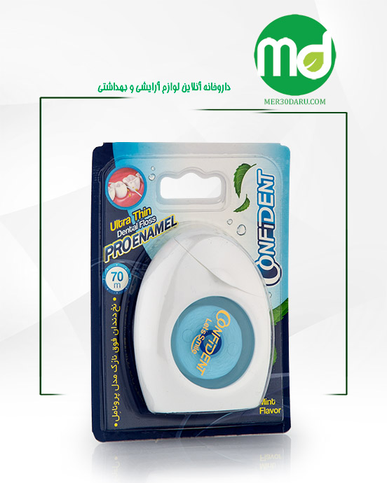 نخ دندان فوق نازک کانفیدنت مدل پرونامل 70 متر 