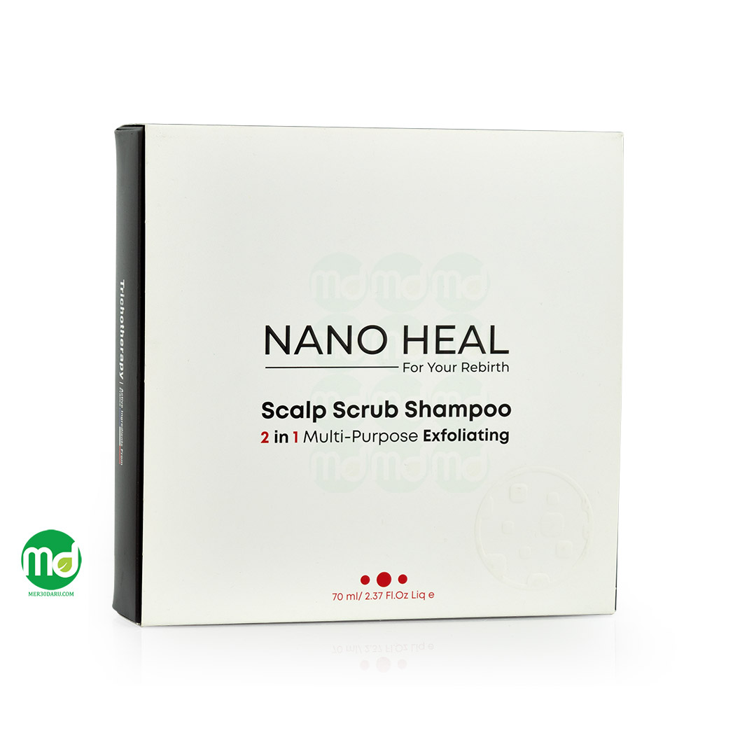 Mer30daru nano heal scalp scrab shampoo pack پک شامپوی اسکراب دار