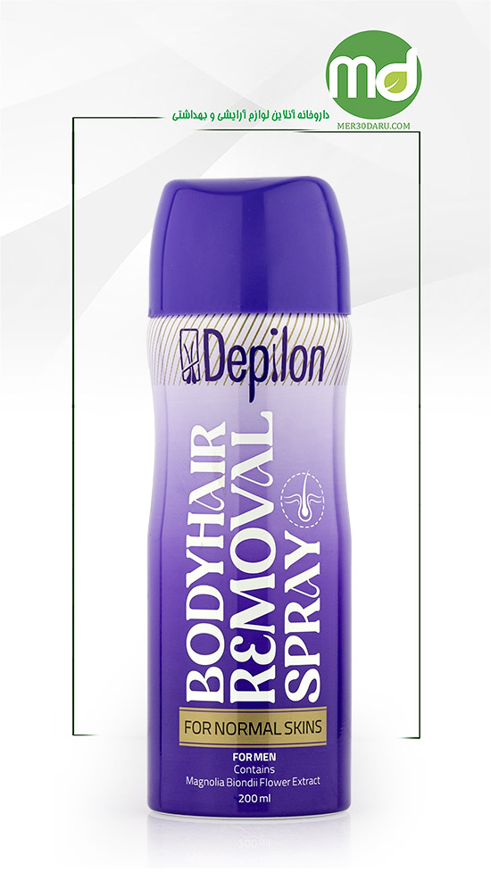 اسپری موبر بدن ویژه آقایان دپیلون پوست های معمولی 200ml