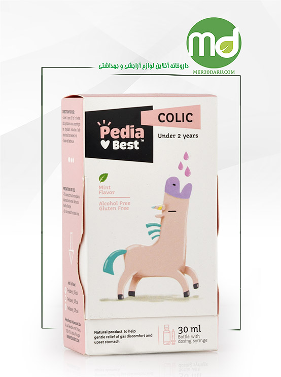 قطره ضد نفخ کولیک پدیا بست دارای عصاره های گیاهی 30ml 
